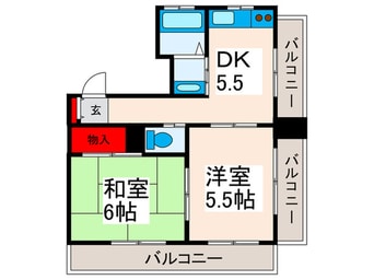 間取図 第２神谷コ－ポ
