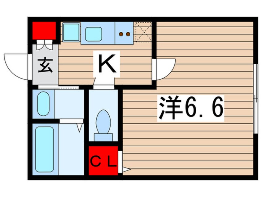 間取図 ルミエール・エタンセル　サンク