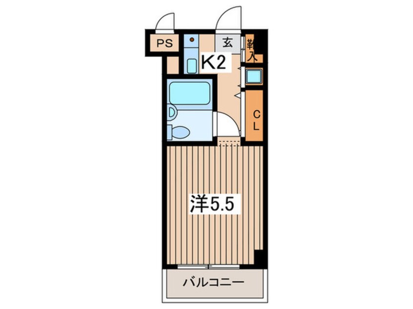 間取図 ルクレ青葉台