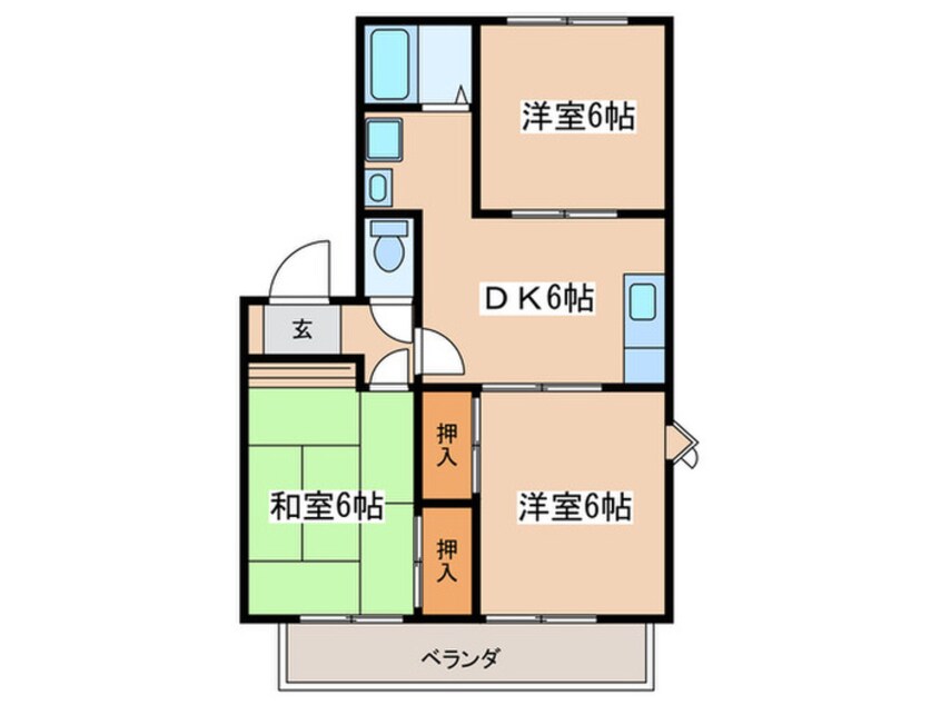 間取図 プリメーラ　クラーセ