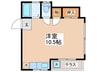 ハイムクシダ 1Rの間取り