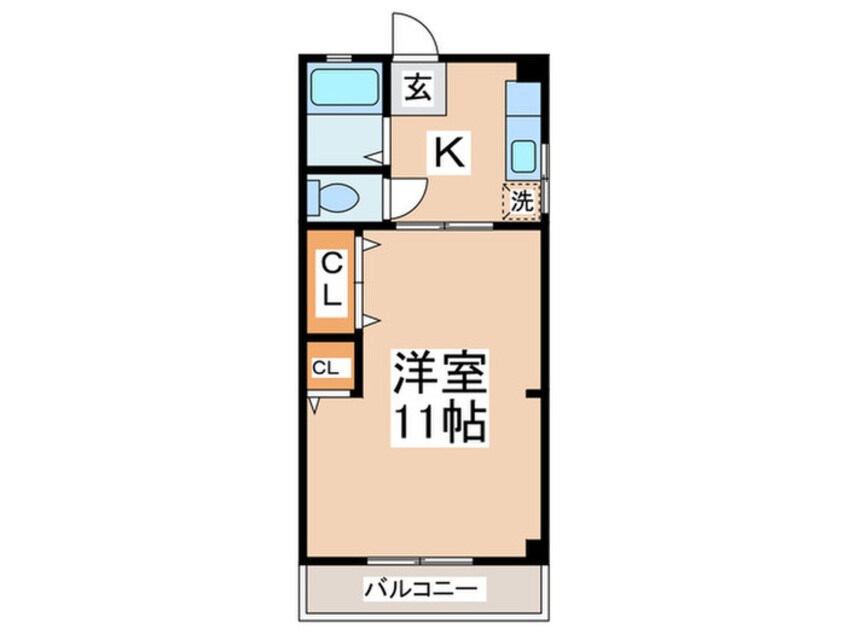 間取図 多摩センタ－グリ－ンビル