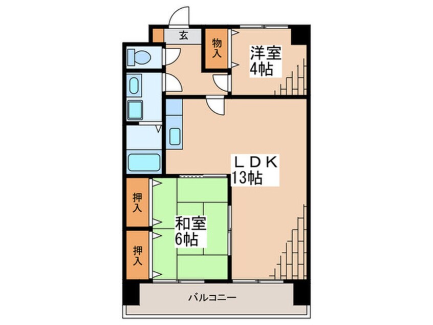 間取図 サンエイト相生