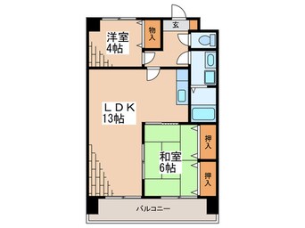 間取図 サンエイト相生