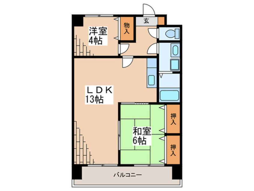 間取図 サンエイト相生