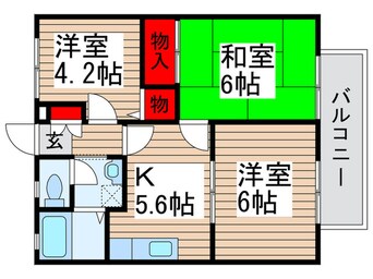 間取図 グランドール柏南C