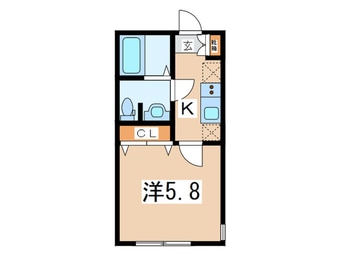 間取図 Ｋｅｅｐ　Ｌａｇｏｏｎ西谷