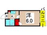 ｴﾚｶﾞﾝｽ 綾瀬3 1Kの間取り