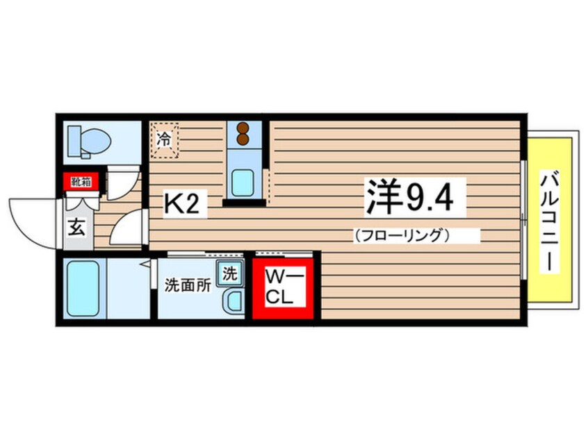 間取図 モンフレ－ル