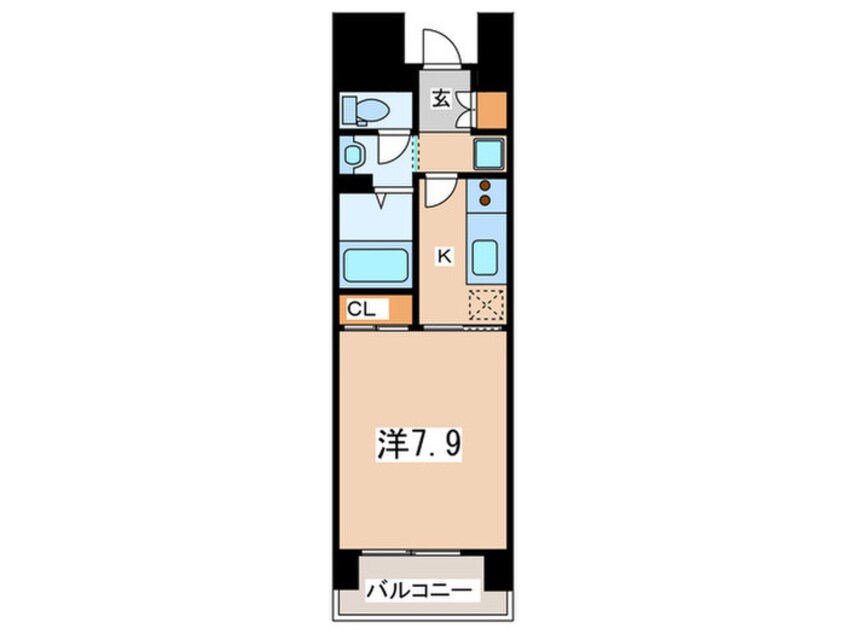 間取図 コンソラーレ本厚木