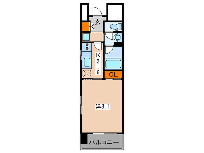 間取り図 コンソラーレ本厚木