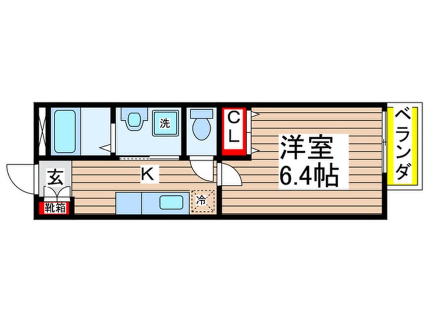 間取図 リバ－ヴィレッジ