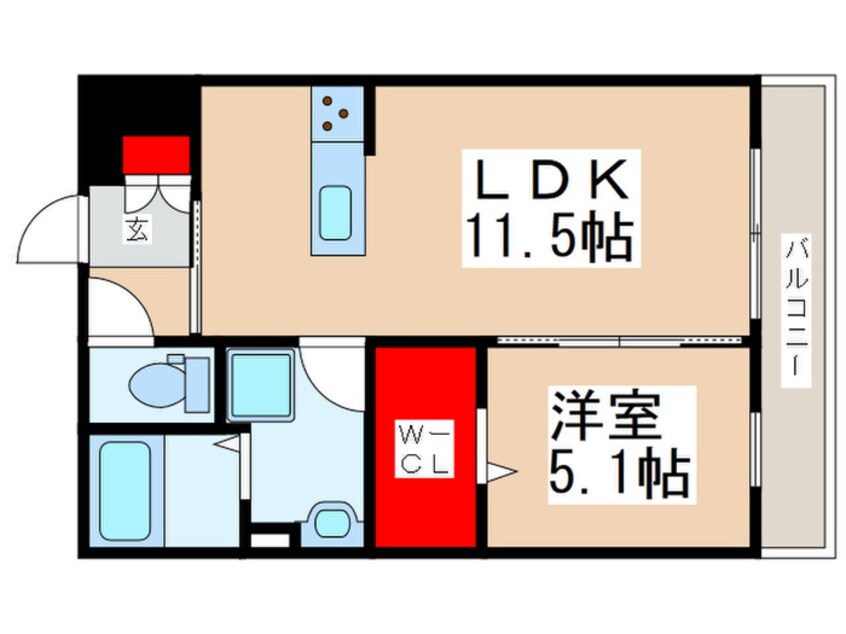 間取図 リブリ・プロムナード