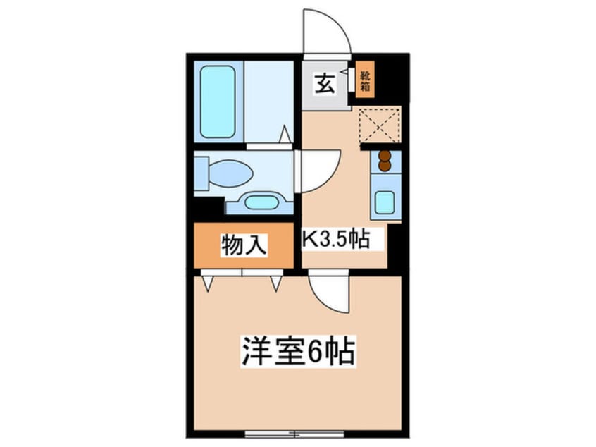 間取図 アパ－トメントＫ