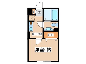 間取図 アパ－トメントＫ
