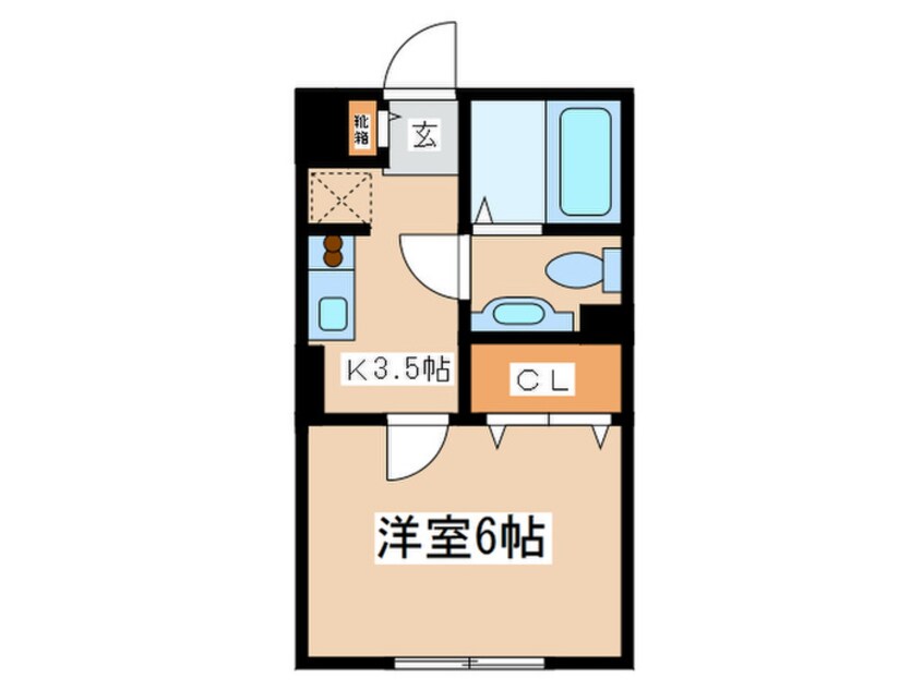 間取図 アパ－トメントＫ