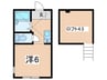 フォレストヒルズ別所 1Rの間取り