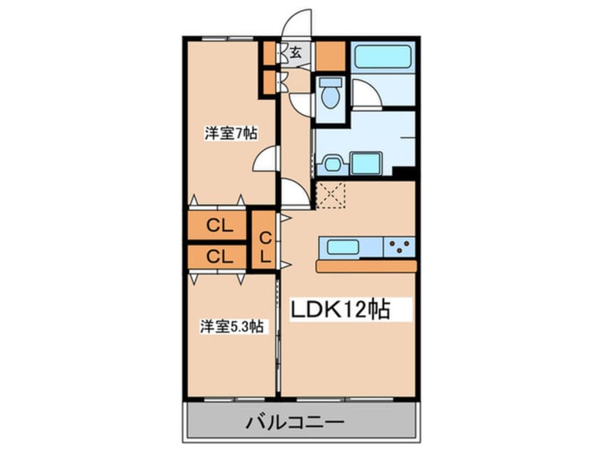 間取図 サントル野川