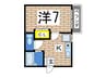 プリモオ－クランドＭＴ(1-A) 1Kの間取り