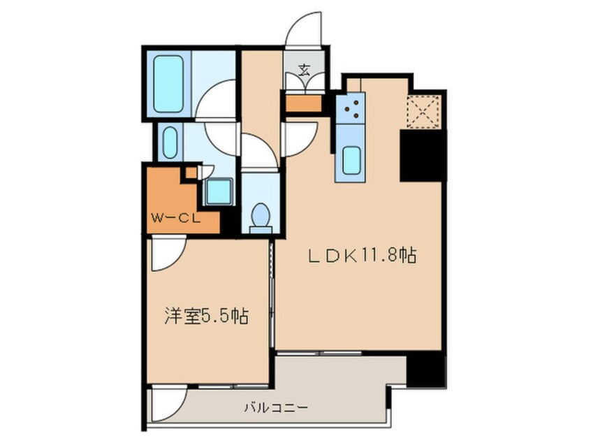 間取図 プライムメゾン市谷山伏町