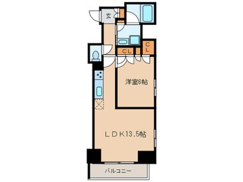 間取図 プライムメゾン市谷山伏町