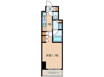 間取図 プライムメゾン市谷山伏町