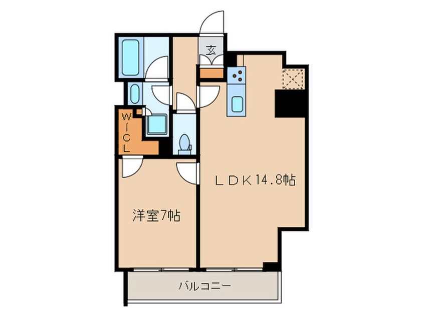 間取図 プライムメゾン市谷山伏町