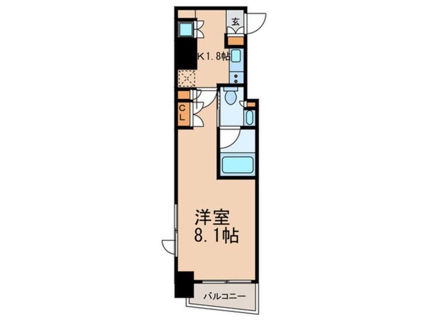 間取図 プライムメゾン市谷山伏町