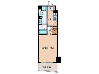 間取図 プライムメゾン市谷山伏町