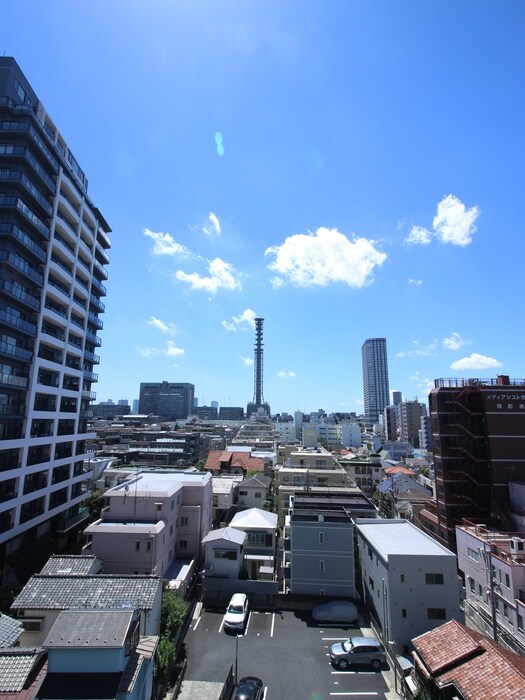 室内からの展望 プライムメゾン市谷山伏町