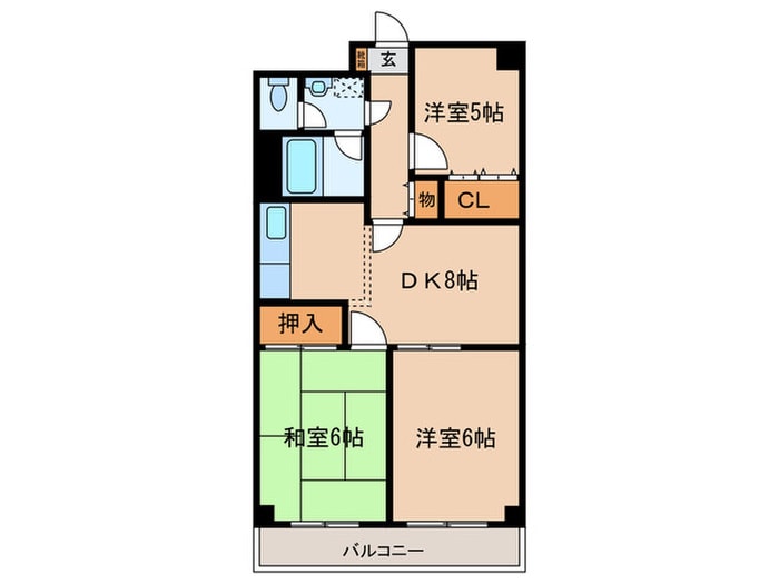 間取り図 フレイジョア鴨居