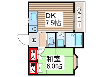 間取図 ハイツ浅海