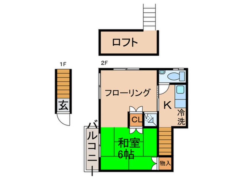 間取図 日日荘