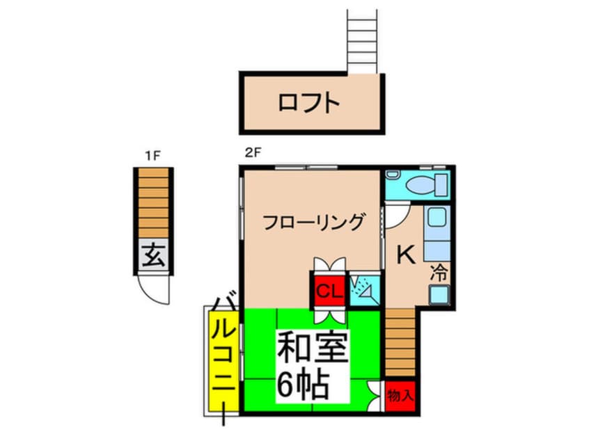 間取図 日日荘