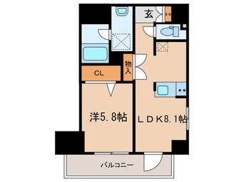 間取図 グリーンリーフ西早稲田