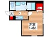 ミハス市川妙典 1Kの間取り