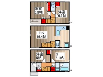 間取図 Kolet東浦和#11