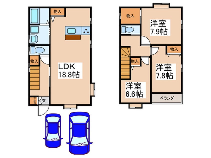 間取図 永井貸家A号棟