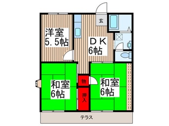間取図 グリ－ンパレス小島