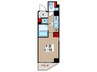 ARTESSIMO LINK COMODO(501) 1Kの間取り