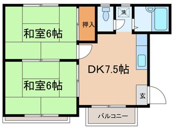 間取図 ファミ－ユアサヒ