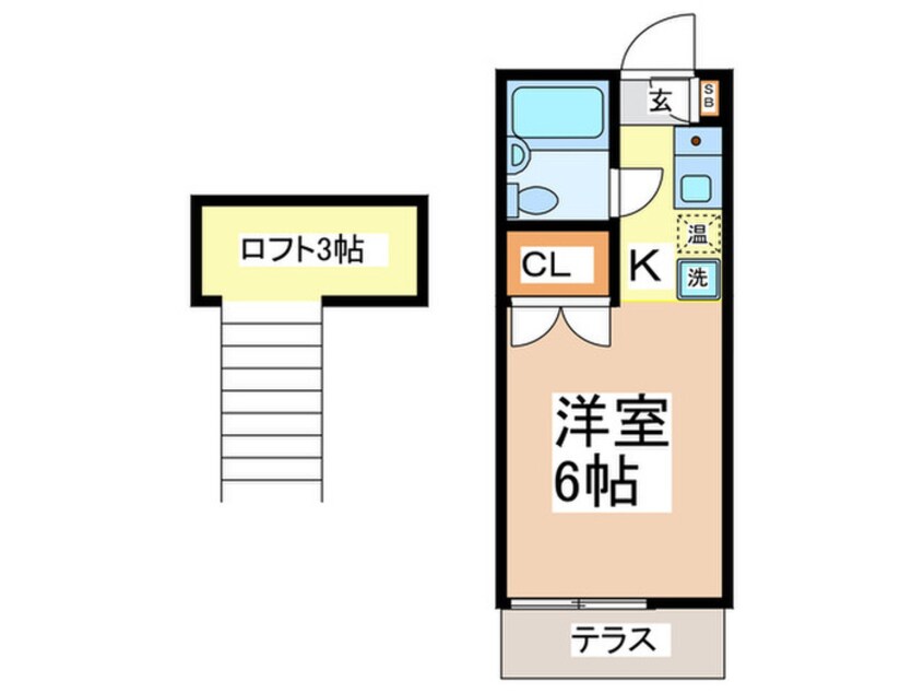 間取図 ロフト４８７