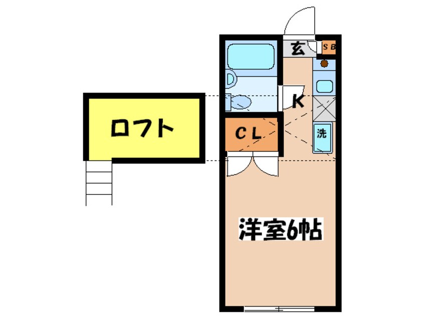 間取図 ロフト４８７