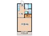 今井ハイツＥ棟 1Kの間取り