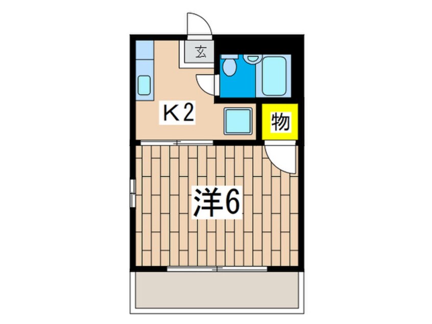 間取図 シティハイムホワイト