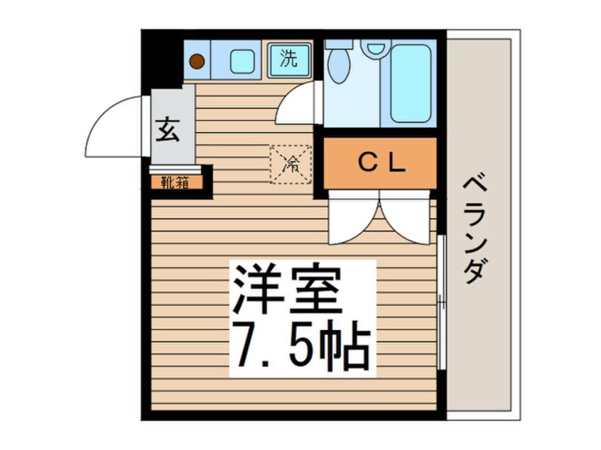 間取図 メゾ－ン南台