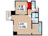 N-flats三ノ輪 1LDKの間取り