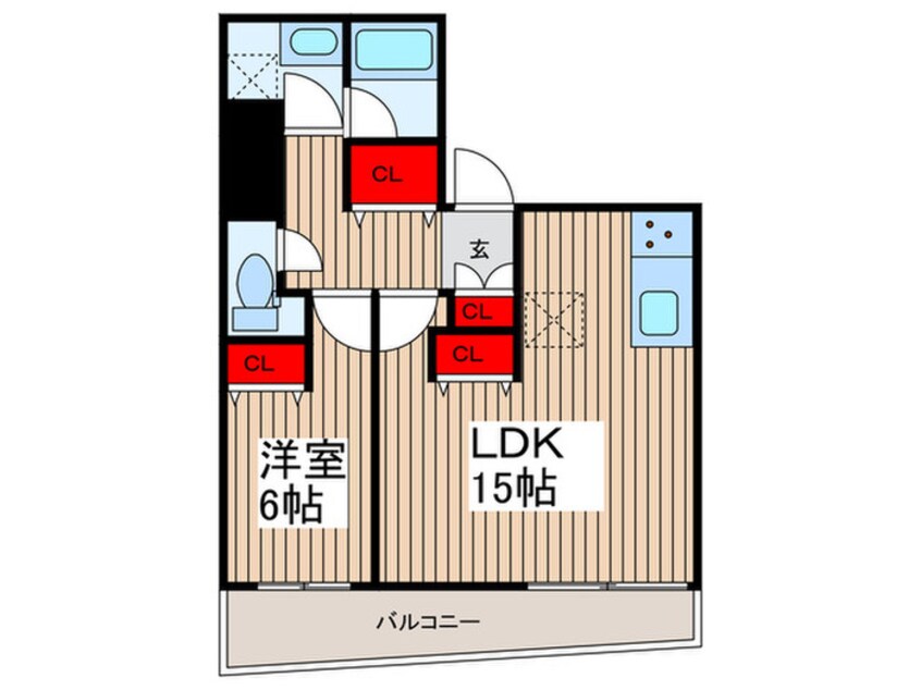 間取図 ロイジェント三ノ輪