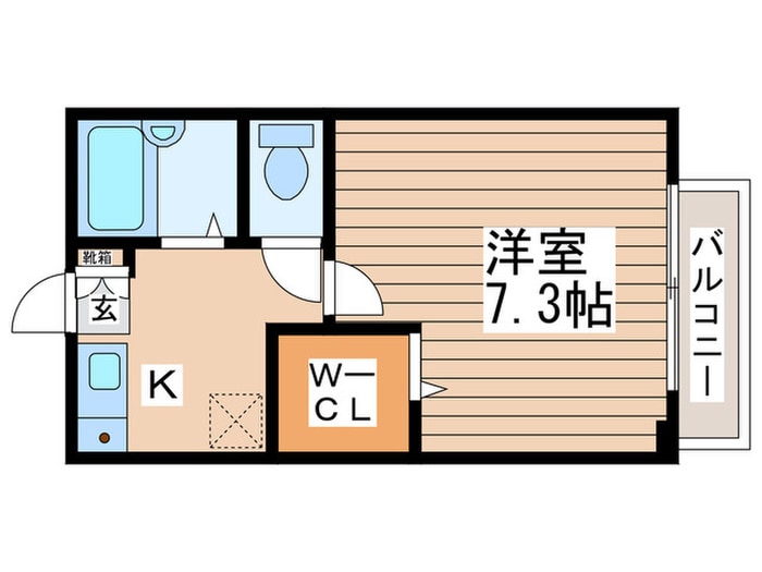 間取り図 ローズパレットＡ