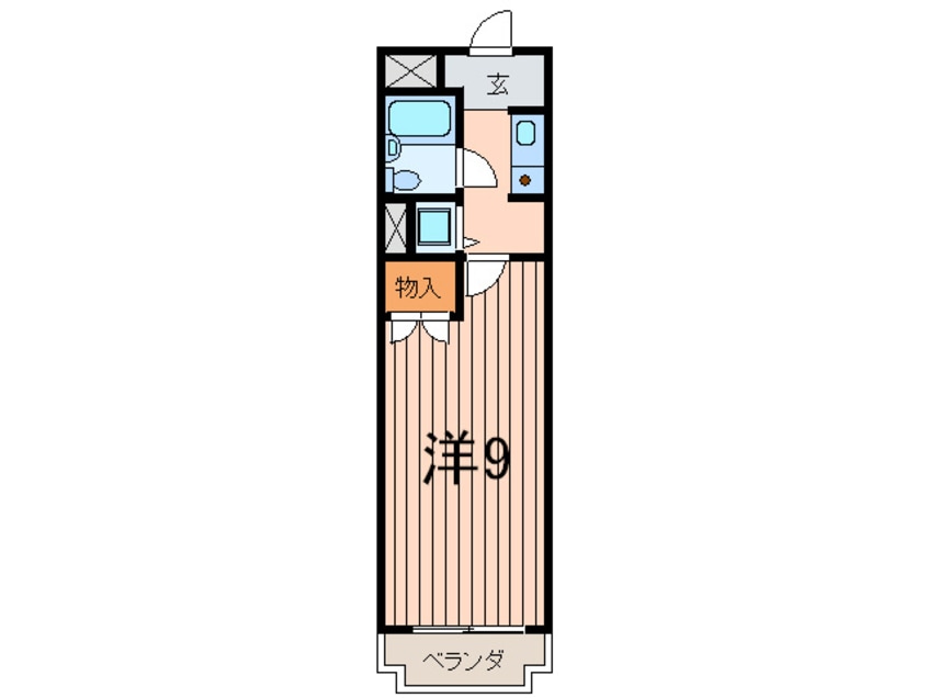 間取図 サンモ－ル上用賀